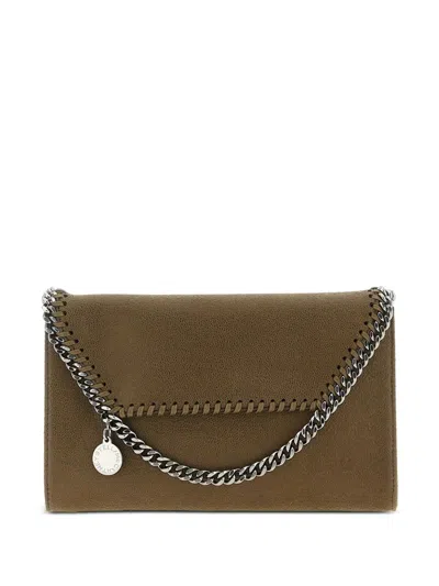 Stella Mccartney Falabella Shaggy Shoulder Bag In Brown