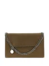 Stella Mccartney Falabella Shaggy Shoulder Bag In Green
