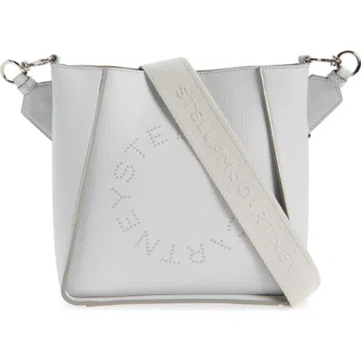 Stella Mccartney Falabella Shimmer Faux Leather Tote In Gray