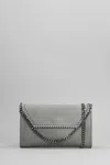 Stella Mccartney Falabella Shoulder Bag In Grey Faux Leather