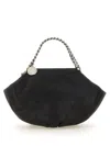 Stella Mccartney Shoulder Bag In Black Polyester In Black