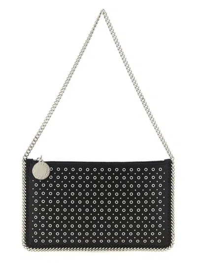 Stella Mccartney 'studded Chain Strap Shoulder Bag' In Black