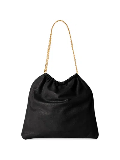 Stella Mccartney Medium Falabella Chain-strap Tote Bag In Black