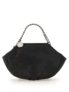 Stella Mccartney Shoulder Bag In Black Polyester In Black