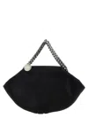 Stella Mccartney Shoulder Bag In Black Polyester In Black