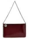 Stella Mccartney Falabella Chained Shoulder Bag In Bordeaux