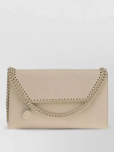Stella Mccartney Falabella Shoulder Bag Chain Strap Detail In Neutral