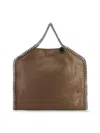 Stella Mccartney Large Falabella Faux Leather Shoulder Bag In Green