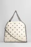 STELLA MCCARTNEY FALABELLA SHOULDER BAG IN WHITE POLYESTER