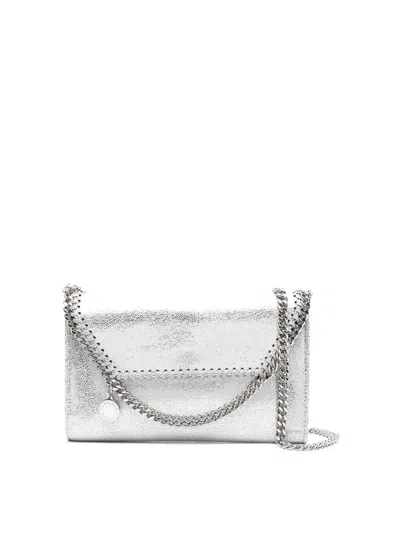 Stella Mccartney Falabella Shoulder Bag In Silver