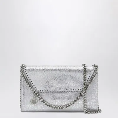 Stella Mccartney Falabella Silver Crossbody Wallet Bag