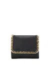 Stella Mccartney Falabella Small Flap Purse In Black  