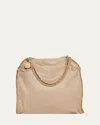 Stella Mccartney Falabella Shaggy Deer Tote Bag In Light Grey