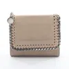 STELLA MCCARTNEY FALABELLA SMALL TRIFOLD WALLET FAKE LEATHER BEIGE
