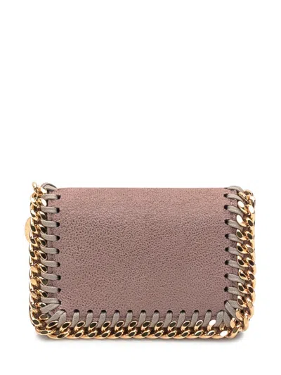 Stella Mccartney Falabella Small Wallet In Brown