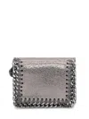 Stella Mccartney Falabella Tri-fold Wallet In Silver