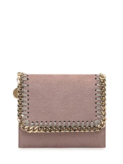 Stella Mccartney Falabella Small Wallet In Brown