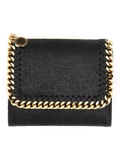 Stella Mccartney Falabella Small Wallet In Black