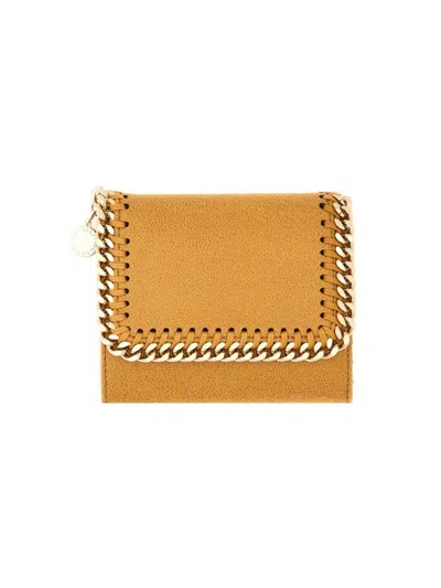 Stella Mccartney Falabella Small Wallet In Brown