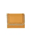 Stella Mccartney Falabella Tri-fold Wallet In Brown