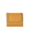 Stella Mccartney Falabella Tri-fold Wallet In Brown