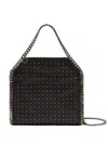Stella Mccartney Limited-edition Falabella Star Studs Mini Tote Bag In Black