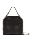 Stella Mccartney Limited-edition Falabella Star Studs Mini Tote Bag In Black