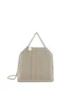 Stella Mccartney Falabella Striped Metallic Bag