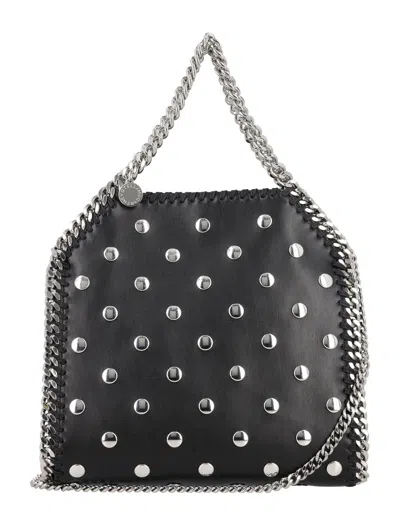 Stella Mccartney Falabella Studded Mini Tote In Black