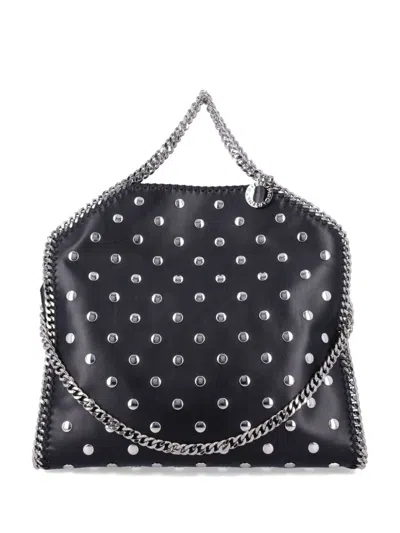 Stella Mccartney Falabella Studded Tote Bag In Black