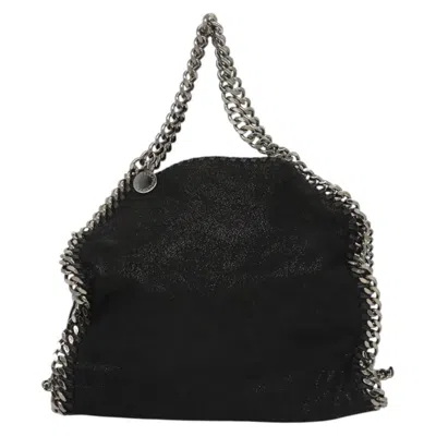 Pre-owned Stella Mccartney Falabella Suede Shoulder Bag () In Black