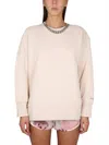 Stella Mccartney Truelife Oversized Sweatshirt In Beige