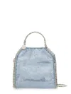 Stella Mccartney Mini Falabella Tote Bag In Blue