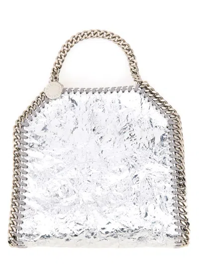 Stella Mccartney Falabella Tiny Bag In Silver