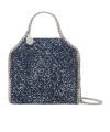 Stella Mccartney Falabella Tiny Boucle Tote Bag In Black