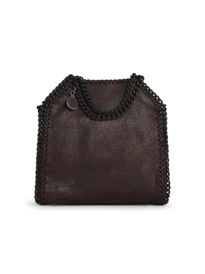 Stella Mccartney 'falabella Tiny' Brown Vegan Leather Bag