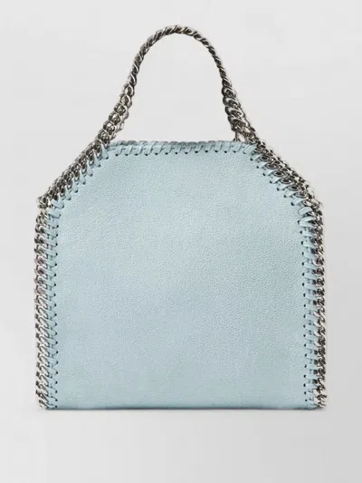 Stella Mccartney Falabella Tiny Chain Crossbody Mini Bag In Blue