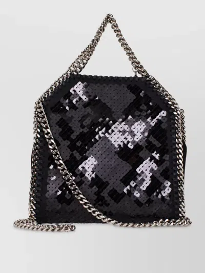 Stella Mccartney Falabella Tiny Clutch Bag In Black