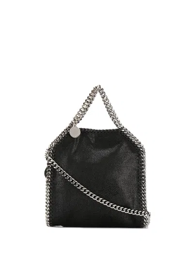Stella Mccartney Falabella Tiny Crossbody Bag In Black