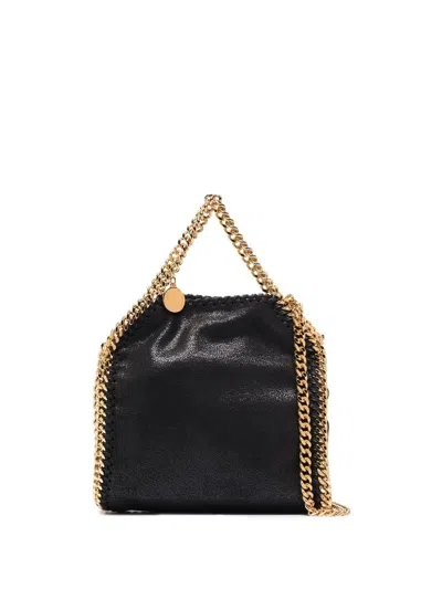 Stella Mccartney Falabella Tiny Crossbody Bag In Black