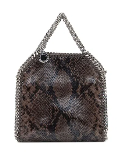 Stella Mccartney Falabella Tiny Crossbody Bag In Brown