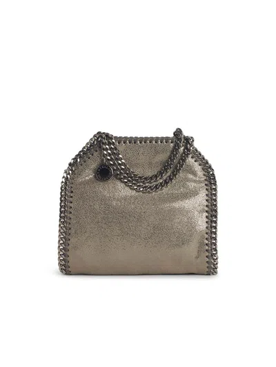 Stella Mccartney Falabella Tiny Crossboydy Bag In Silver