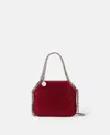 Stella Mccartney Falabella Tiny Crystal Tote Bag In Ruby Red