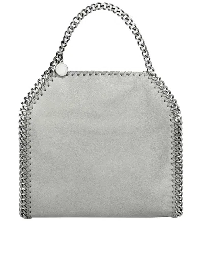 Stella Mccartney Falabella Tiny Eco Shaggy Deer Bags In Gray