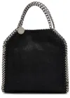 Stella Mccartney Falabella Tiny Faux Suede Tote In Black