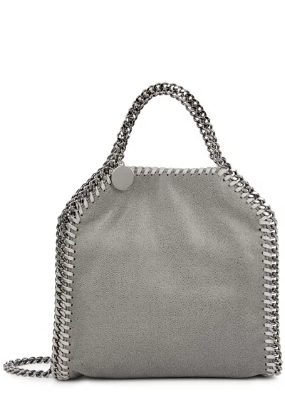 Stella Mccartney Falabella Tiny Faux Suede Tote In Green