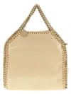 Stella Mccartney Falabella Tiny Crossbody Bags Gold In Nude