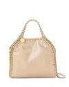 Stella Mccartney Falabella Tiny Shiny Bag In Neutral