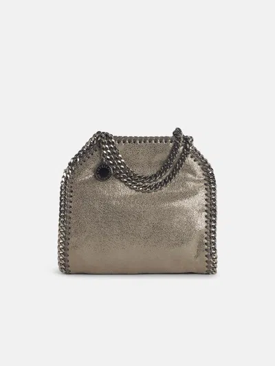 Stella Mccartney 'falabella Tiny' Silver Faux Leather Bag