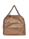 Stella Mccartney Falabella Tiny  Bronze Bag In Brown